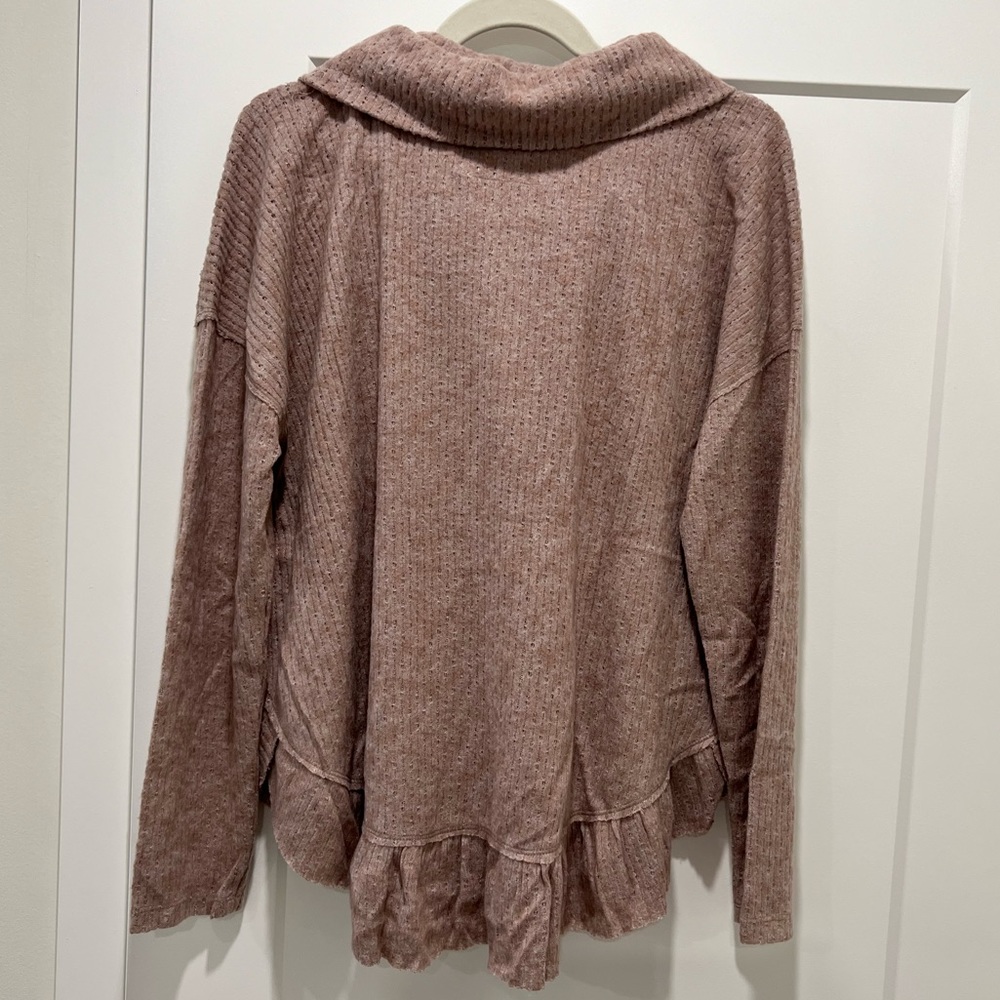 anthropologie Tulip Hem Sweater - Picture 2 of 3